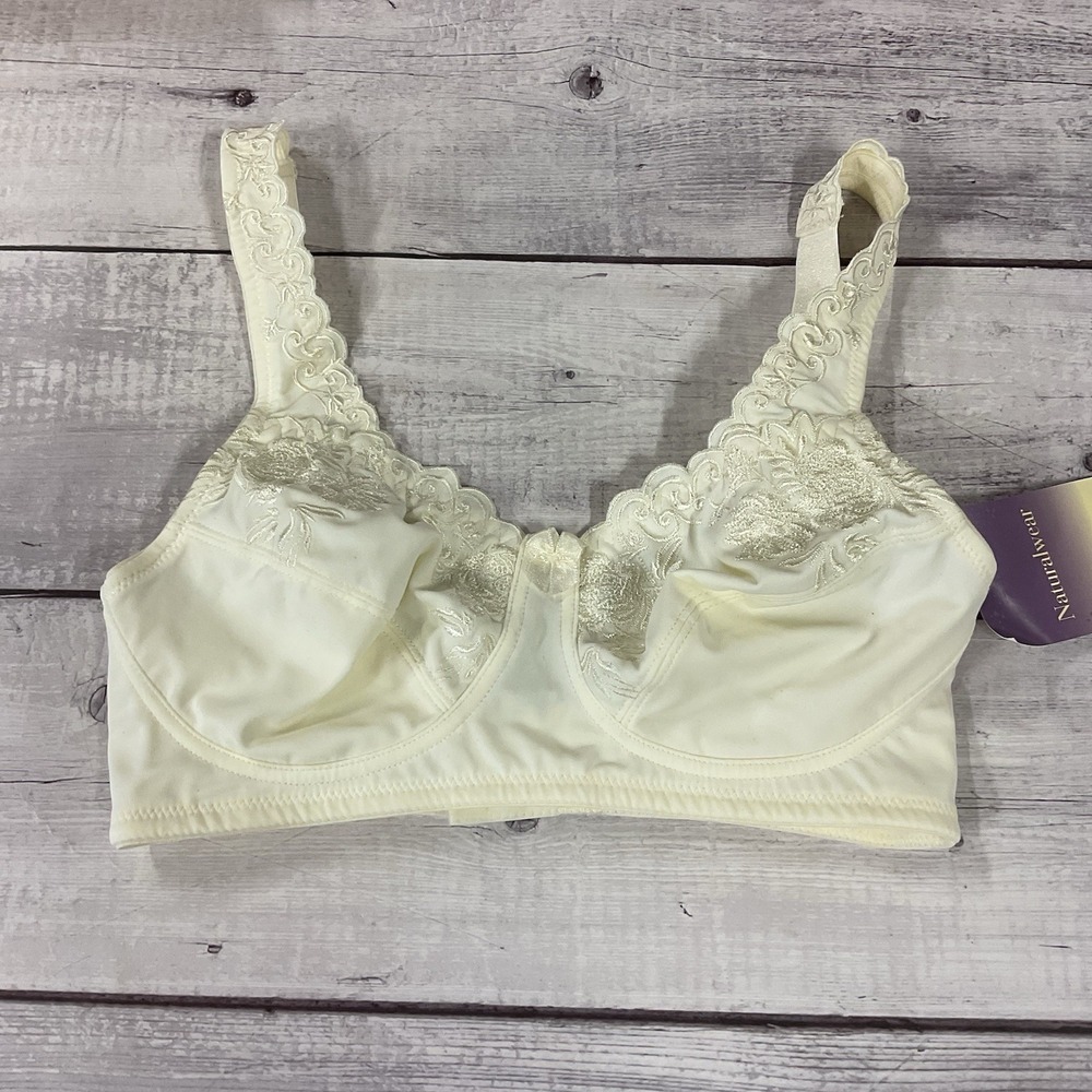 Trulife Naturalwear Mastectomy Bra Womens 32B Cream Wireless 4022